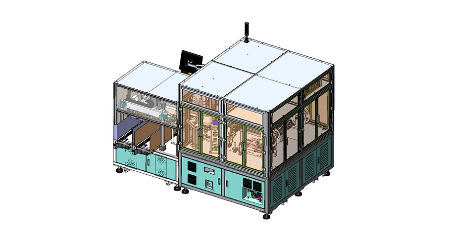 半自动贴膜机（自动摆盘）