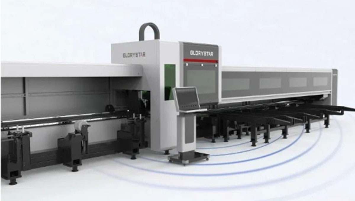 高颜亮相！力星激光NS-6022HG三卡盘光纤激光切管机如期而「智」！