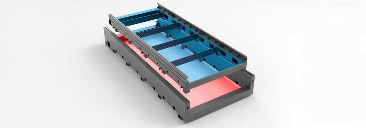 世界首创双层分离床身